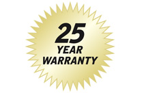 25 Year Warranty