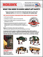 ALI Lift Safety Sheet