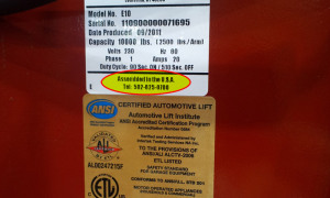 Challenger Lifts Made in China Challenger Lifts Made in China