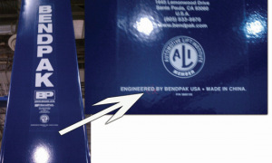 Bendpak Lifts Made in China