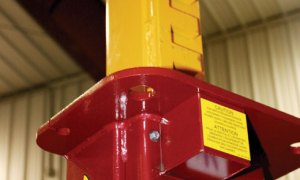 Mobile Column Locking Latch Rack