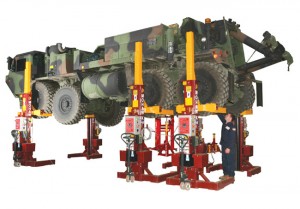 Mobile Column DC Battery Powered Truck Lift