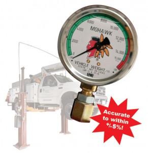 2 Post Auto Lift Safety Weight Gauge