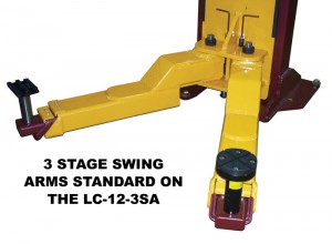 Two Post Auto Lift 3 Stage Swing Arms