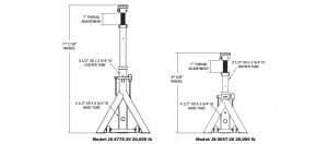 Mobile Jackstand Specs