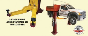 Two Post LC-12 Automotive & Vehicle Low Ceiling Lifts