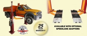 Mohawk 2 Post Automotive, Vehicle Lifts and Truck Lifts Have 25 Year Warranties