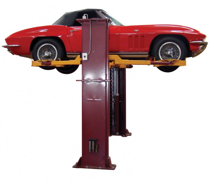 2 Post Car Storage Lift with Wheel Engaging Kit