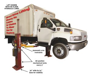 Heavy Duty 2 Post Garage Hoist